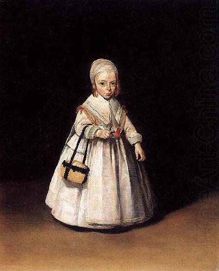 Portrait of Helena van der Schalcke (1646-1671)., Gerard ter Borch the Younger